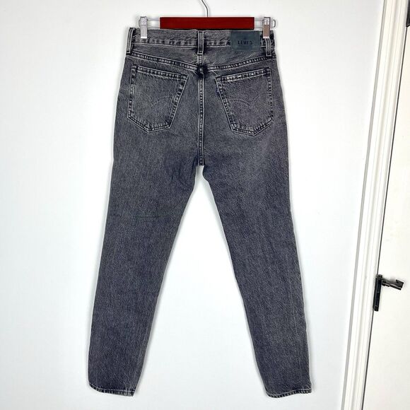 Levi's Made and Crafted Premium Twig High Rise Slim Button Fly Jeans Black Sz 27 - Picture 8 of 13